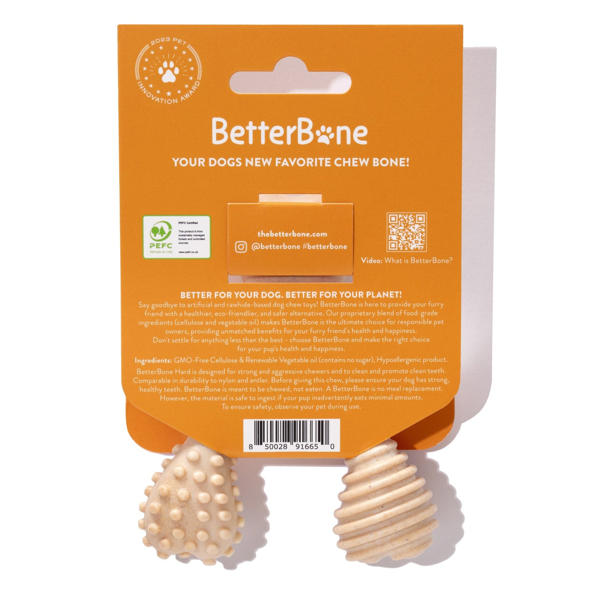 BetterBone Hard Density - Tough, SUPER Durable All - Natural, Dog Chews - For Aggressive Chewers. - zooneepet.com