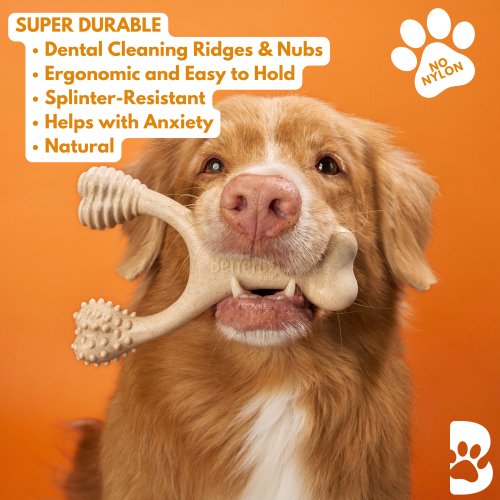 BetterBone Hard Density - Tough, SUPER Durable All - Natural, Dog Chews - For Aggressive Chewers. - zooneepet.com
