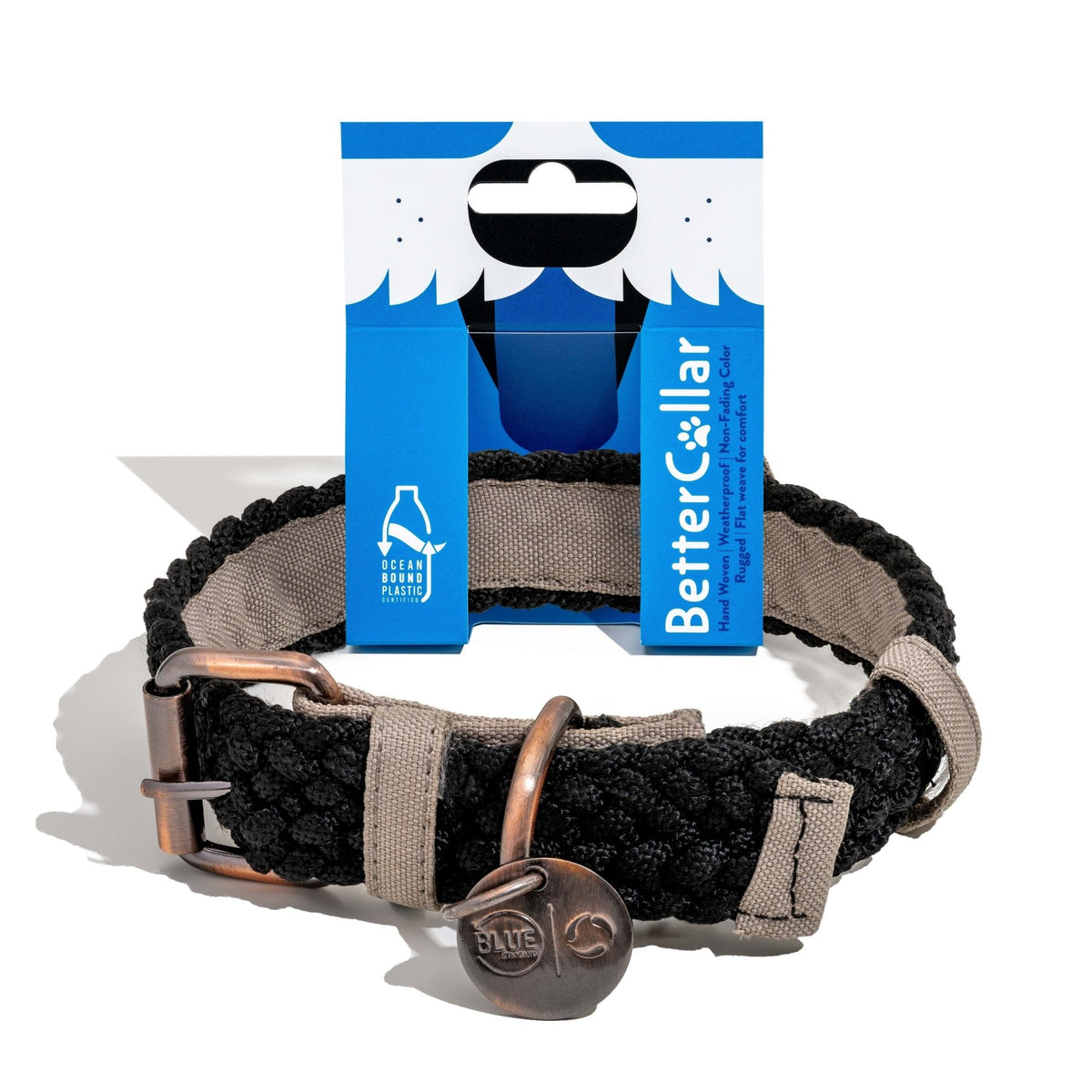 BetterCollar - 100% Fairtrade Recycled Ocean Bound Plastic Dog Collar - zooneepet.com