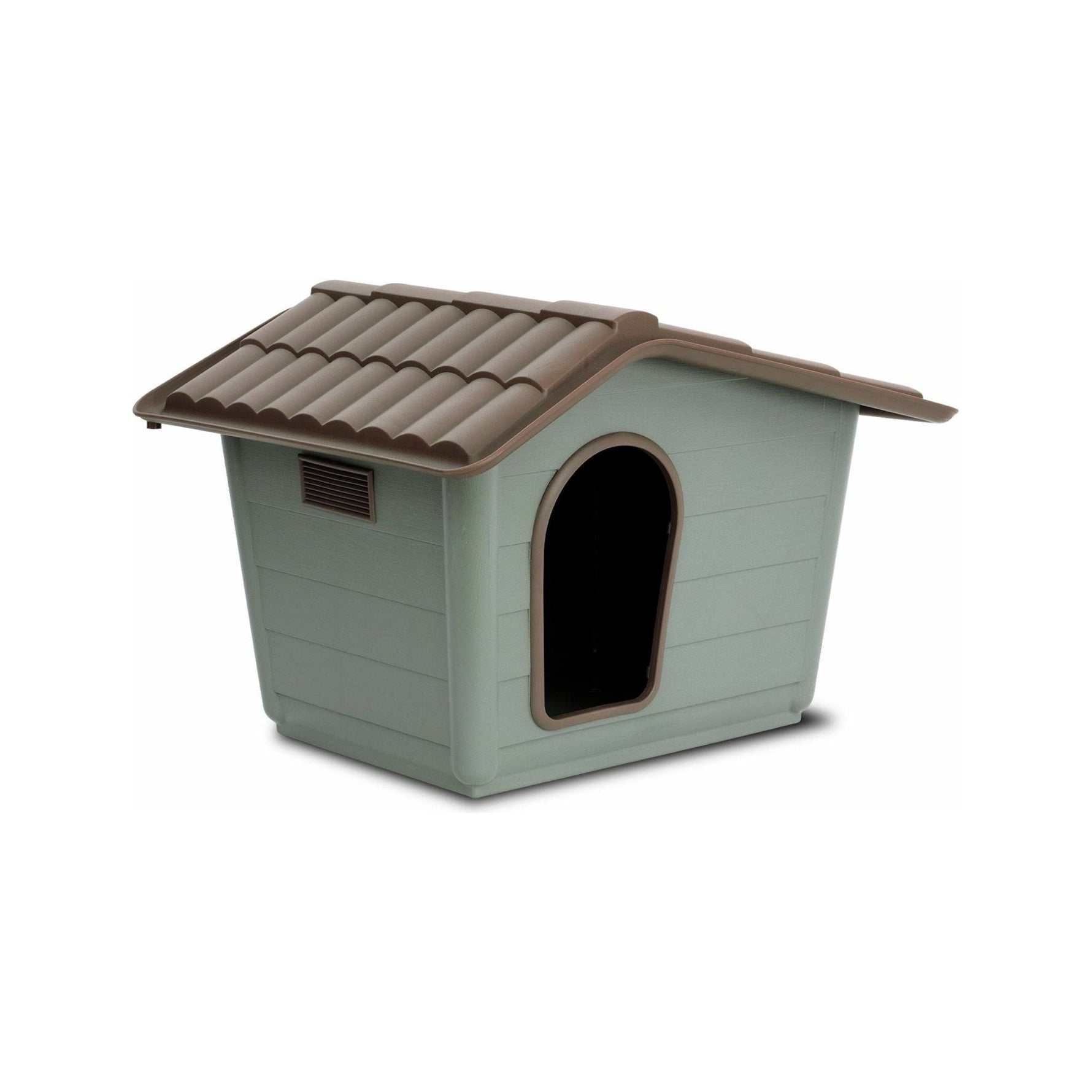green dog house