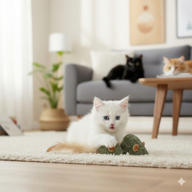 Interactive Natural Toy for Cats & Kittens