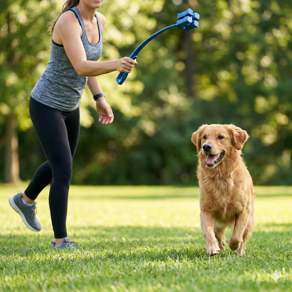 Dog Fetch Launcher – Choke-Safe Alternative to Tennis Balls