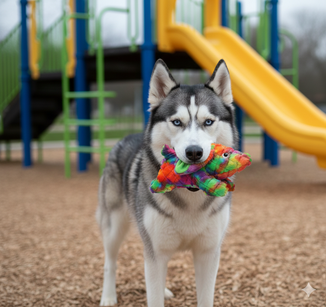 Dog Toy Bunny Shape for Tough Chewers