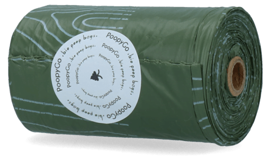 PoopyGo Eco-Friendly Pet Waste Bags, Single Roll, Lavender Scented