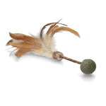 Addicted Stick with Ball and Feathers - zooneepet.com