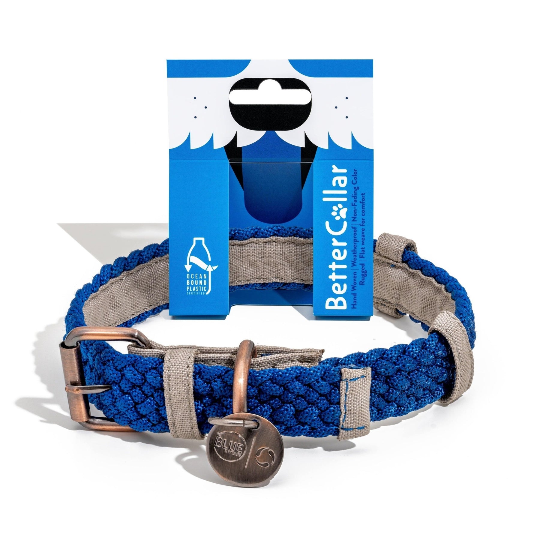 BetterCollar - 100% Fairtrade Recycled Ocean Bound Plastic Dog Collar - zooneepet.com