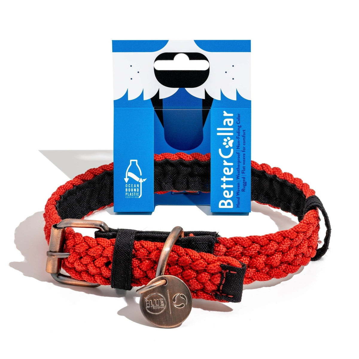 BetterCollar - 100% Fairtrade Recycled Ocean Bound Plastic Dog Collar - zooneepet.com