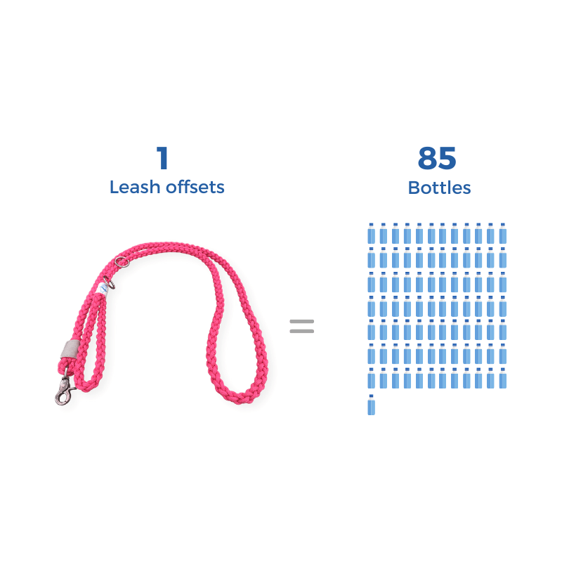 BetterLeash - 100% Fairtrade Recycled Ocean Bound Plastic Dog Leash - zooneepet.com