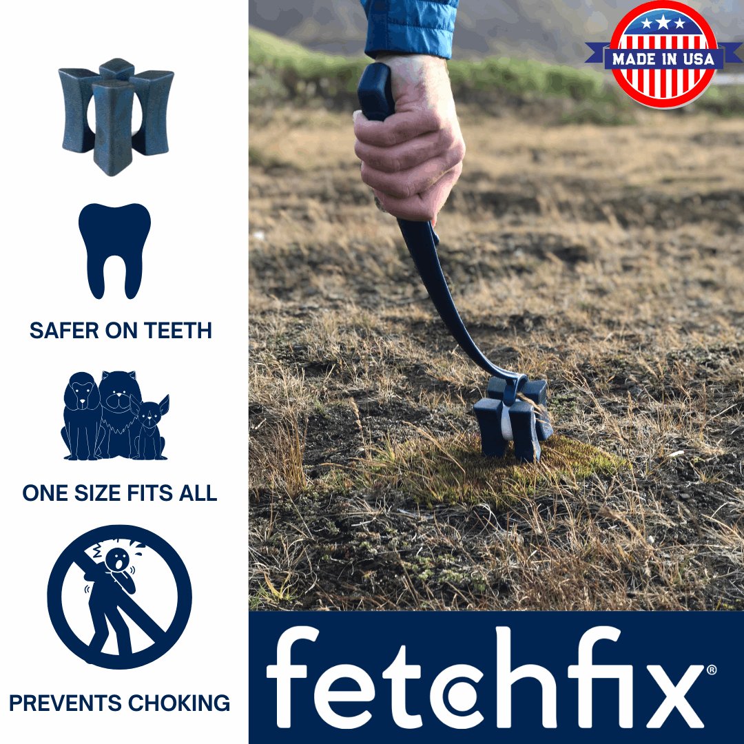 Dog Fetch Launcher | Choke-Safe Tennis Ball Alternative